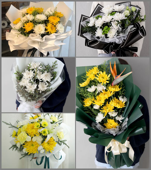 浙江省绍兴诸暨市牌头镇九霞村白事花束代送